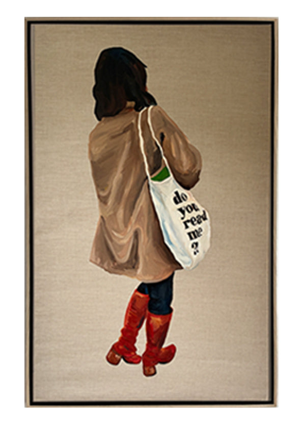 Do you read me? Oil Painting on Linen