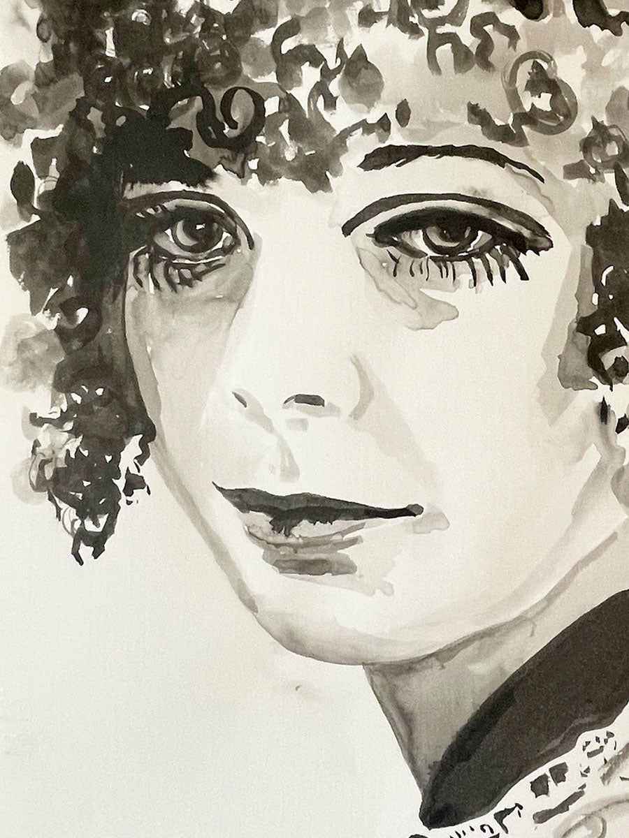 'Karen Seltenrich' Ink painting on paper