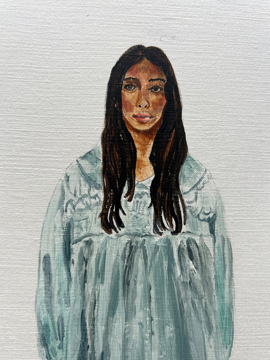 'Molly Goddard AW22' Oil Painting on paper