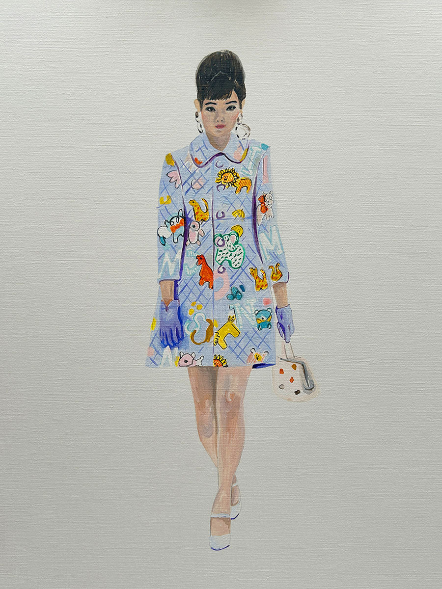 'Moschino AW22' Oil painting on paper