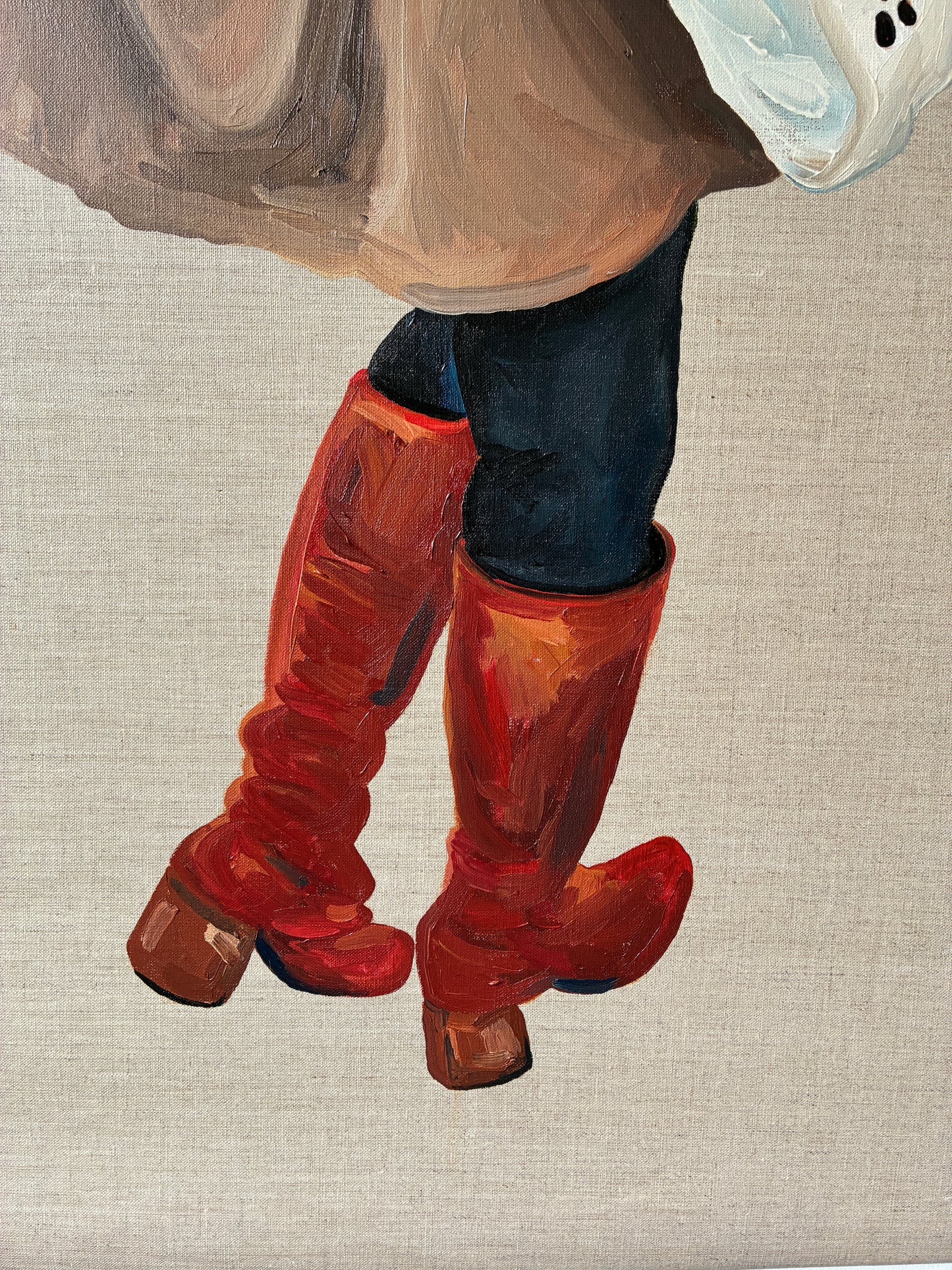 Do you read me? Oil Painting on Linen