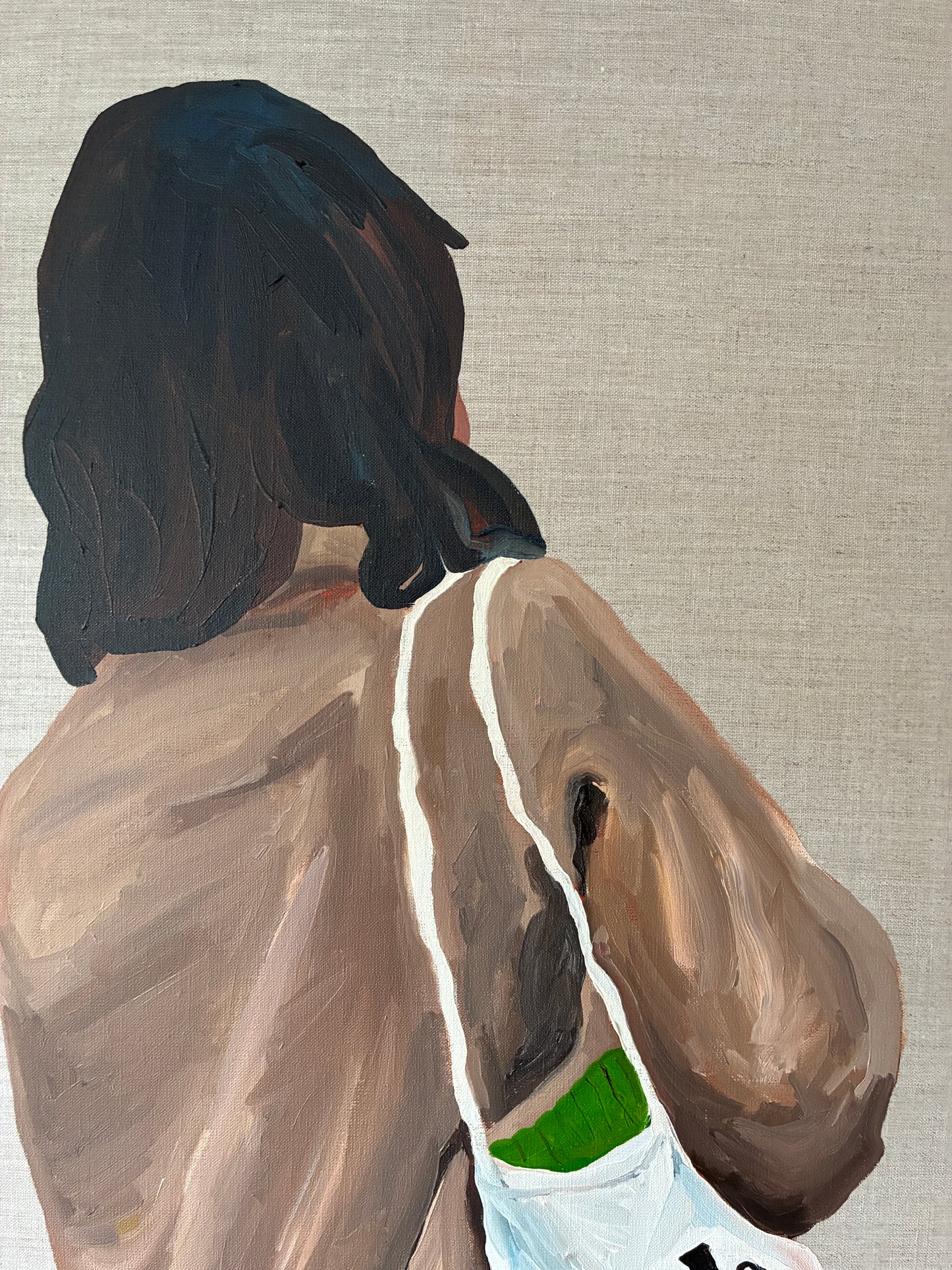 Do you read me? Oil Painting on Linen