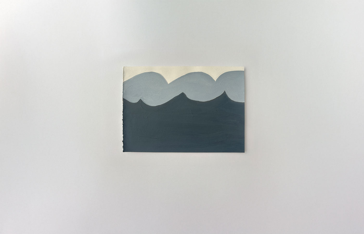 'La Mer' Oil and acrylic painting on paper