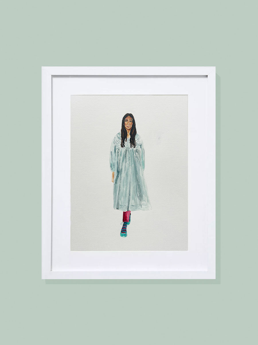 'Molly Goddard AW22' Oil Painting on paper