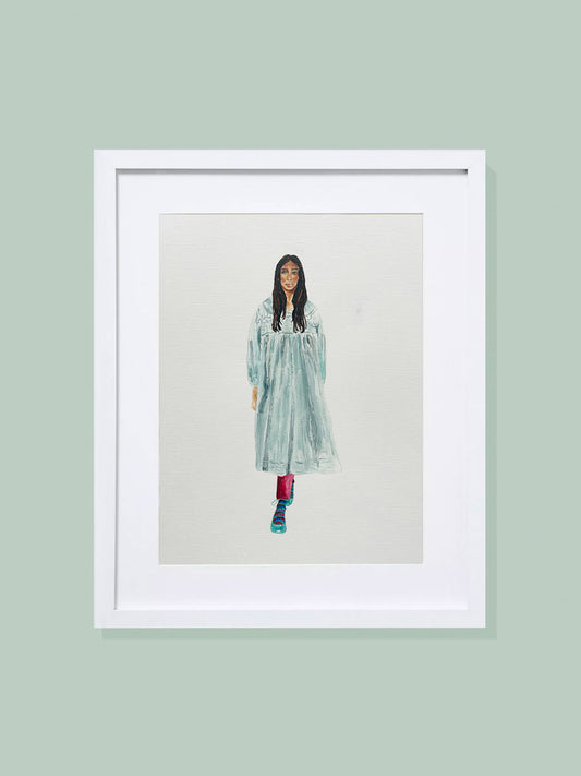 'Molly Goddard AW22' Oil Painting on paper
