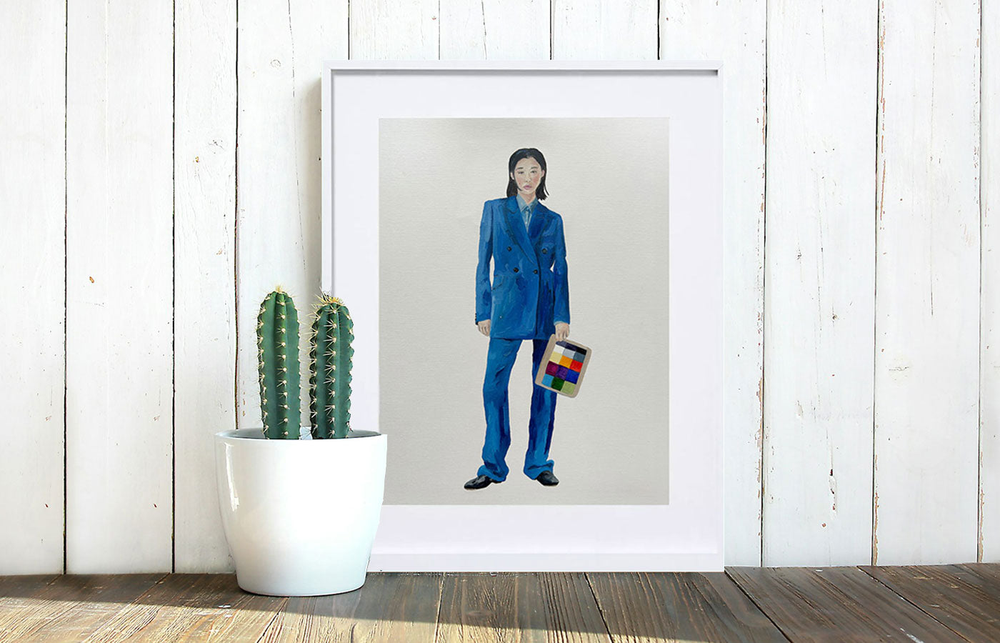 'Paul Smith AW22' Oil painting on paper