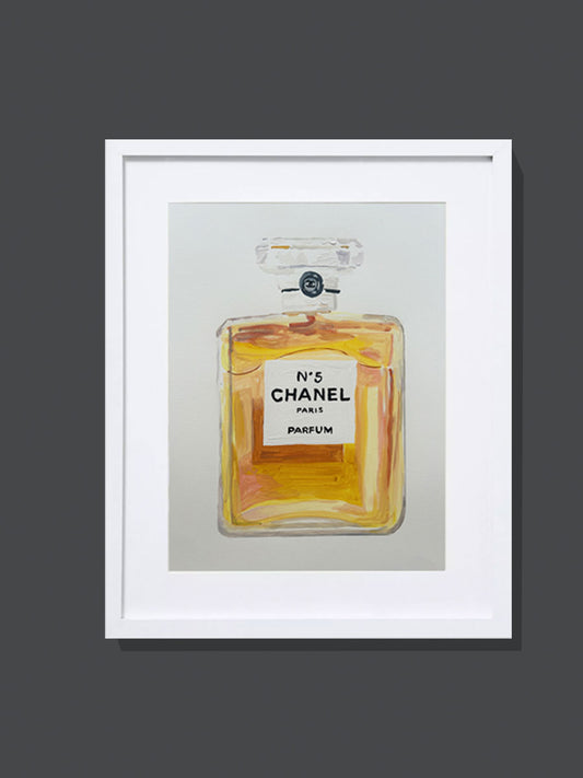 'Chanel No 5' Watercolour painting on paper