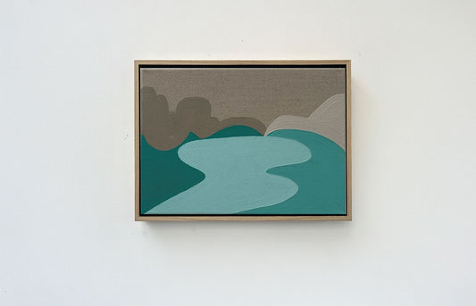 'Mediterranean Mirage' Oil painting on linen