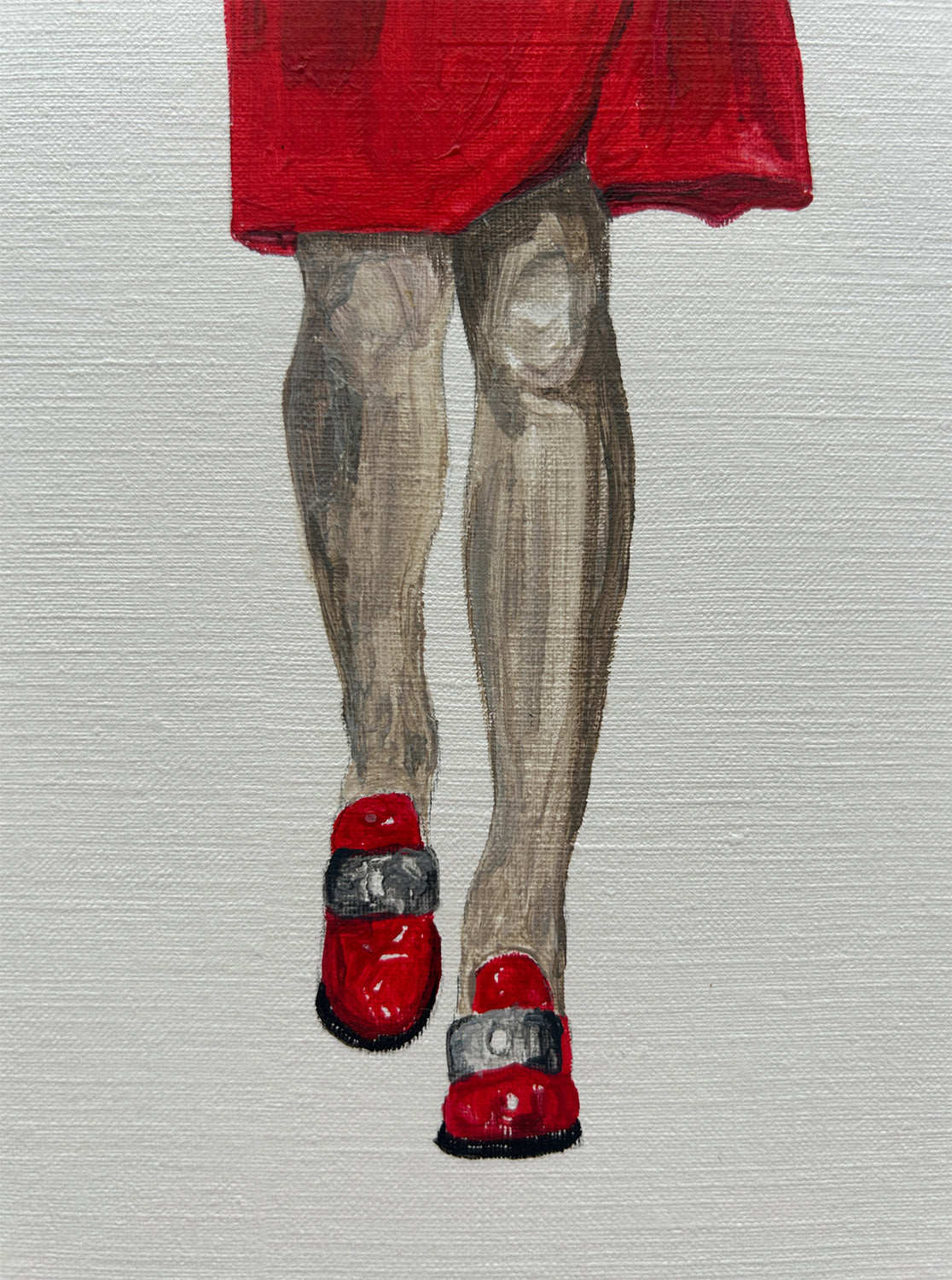 'Christopher Kane AW22' Oil painting on paper