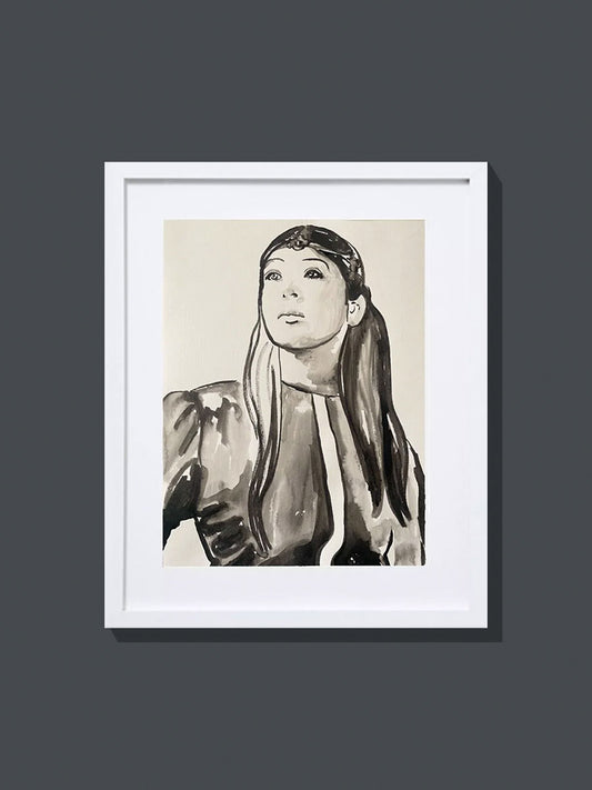 'Judy Wong' Ink painting on paper