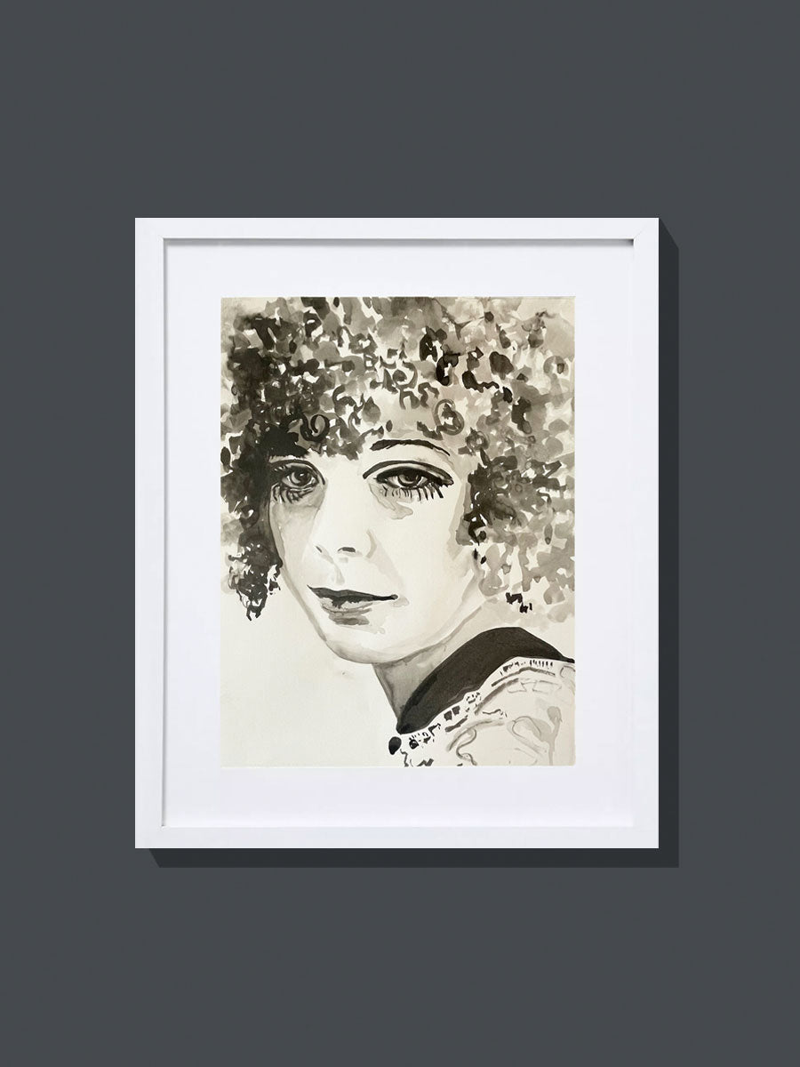'Karen Seltenrich' Ink painting on paper