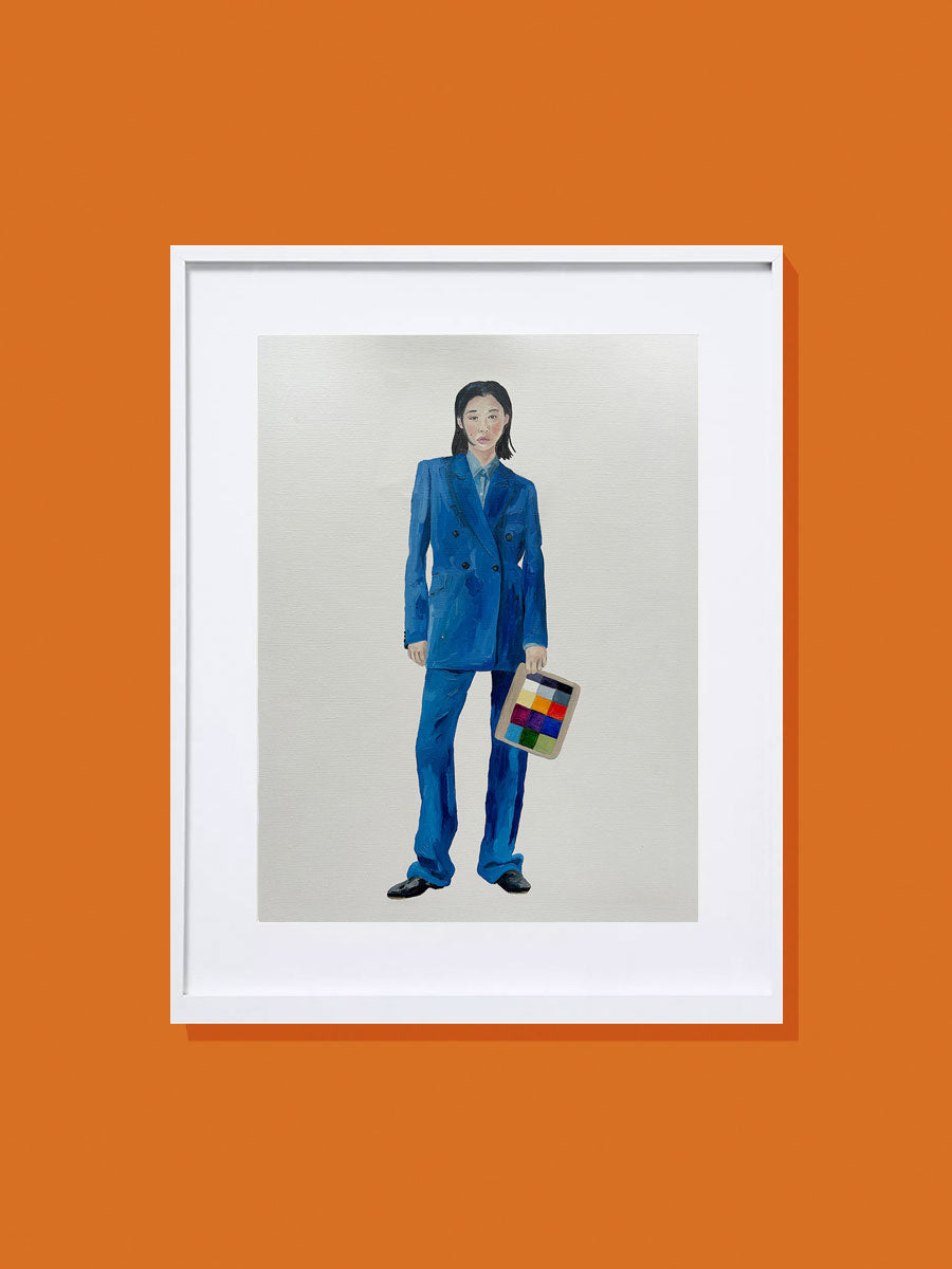 'Paul Smith AW22' Oil painting on paper