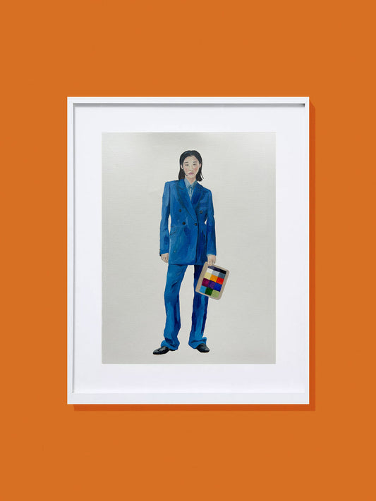 'Paul Smith AW22' Oil painting on paper