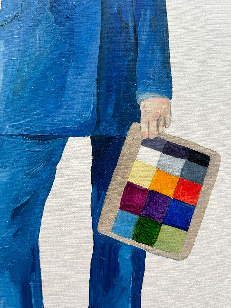 'Paul Smith AW22' Oil painting on paper