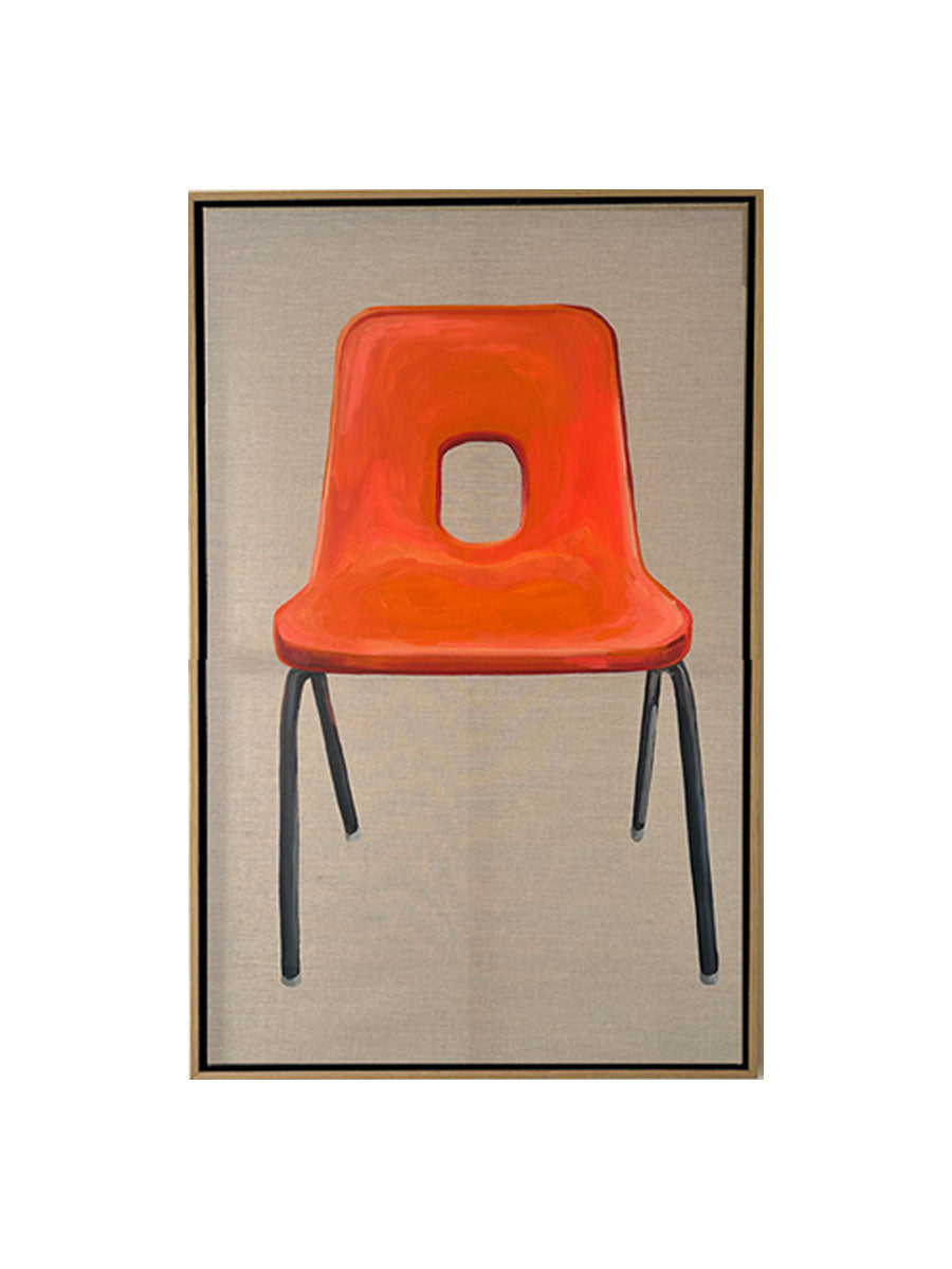 'Robin Day chair' Oil painting on linen