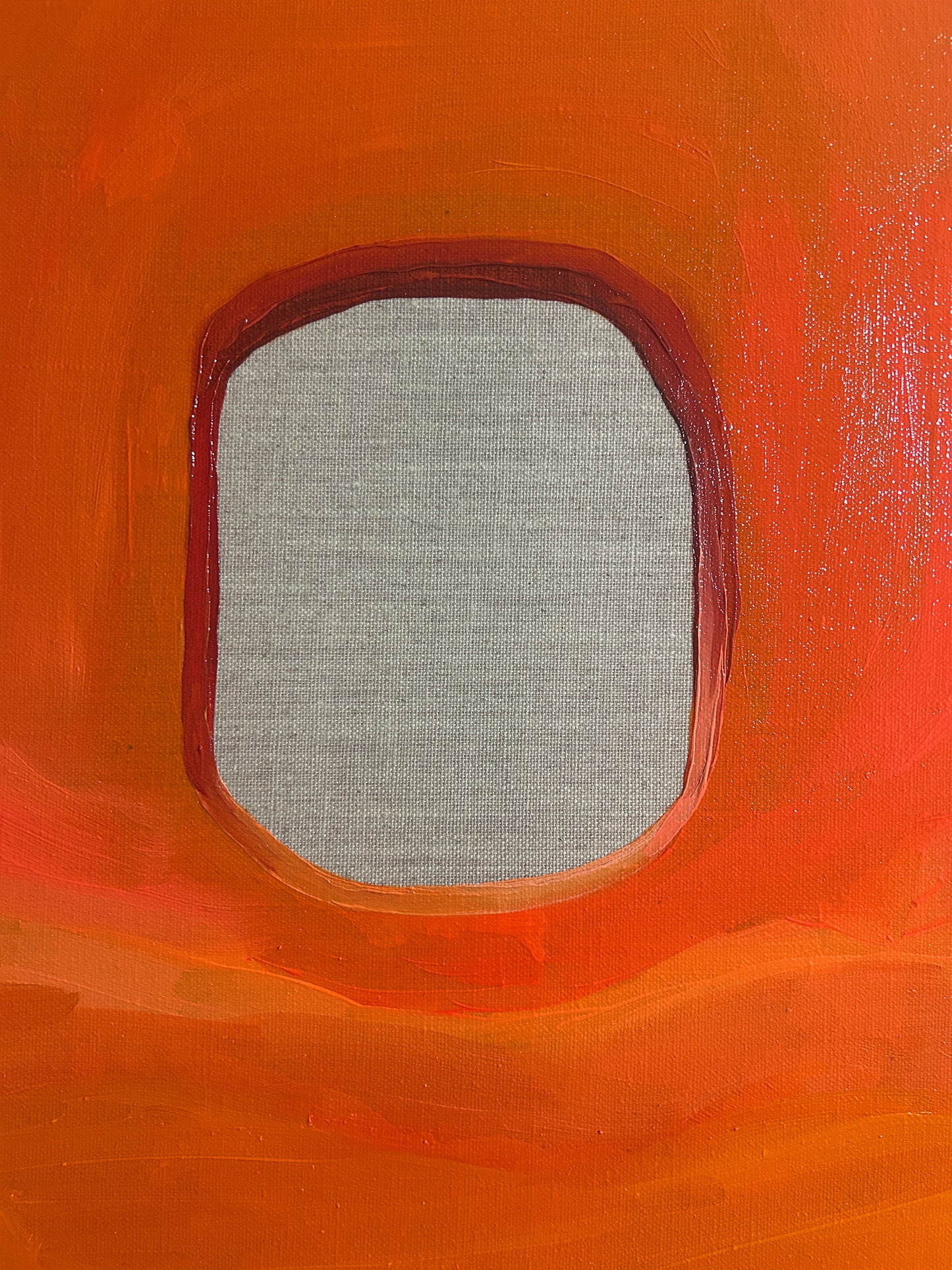 'Robin Day chair' Oil painting on linen