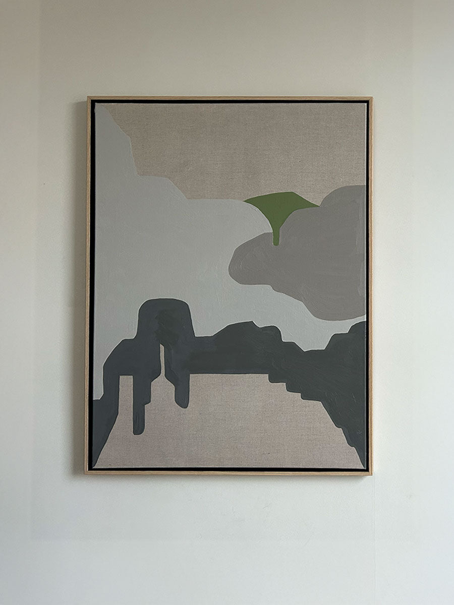 'Sage hills' triptych Oil paintings on linen