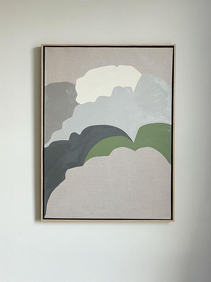 'Sage hills' triptych Oil paintings on linen