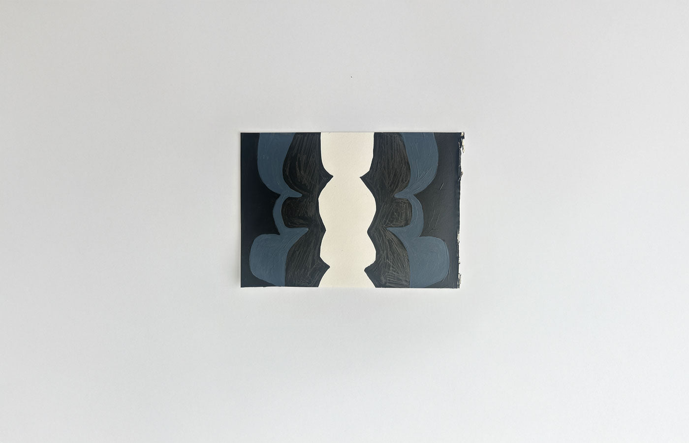 'Three vases' Oil, acrylic painting and pencil on paper